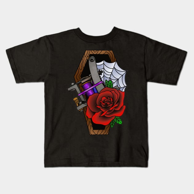 Tattoo Kids T-Shirt by Glockink